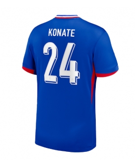Francia Ibrahima Konate #24 Maglia Gara Casa Repliche Europei 2024